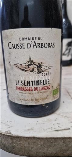 Languedoc Terrasses-du-larzac Domaine Causse Arboras La Sentinelle 2018