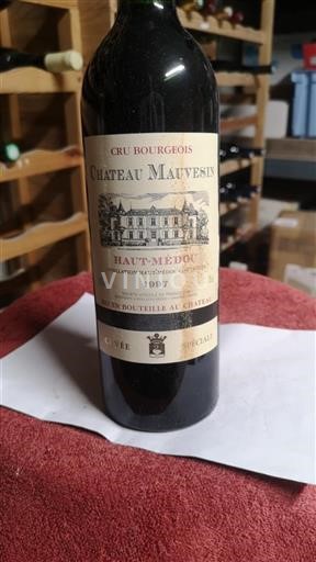 Burdeos Haut-Médoc Cru Bourgeois Château Mauvesin Spéciale 1997