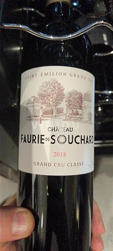 Bordeaux Saint-Émilion Grand Cru Grand Cru Château Faurie de Souchard 2018