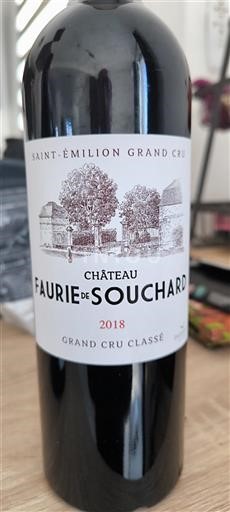 Bordeaux Saint-Émilion Grand Cru Grand Cru Château Faurie de Souchard 2018
