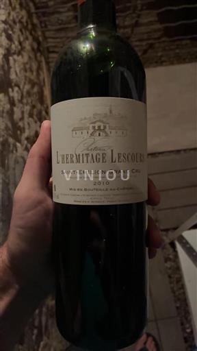 Bordeaux Saint-Émilion Grand Cru Château L'Hermitage Lescours 2010