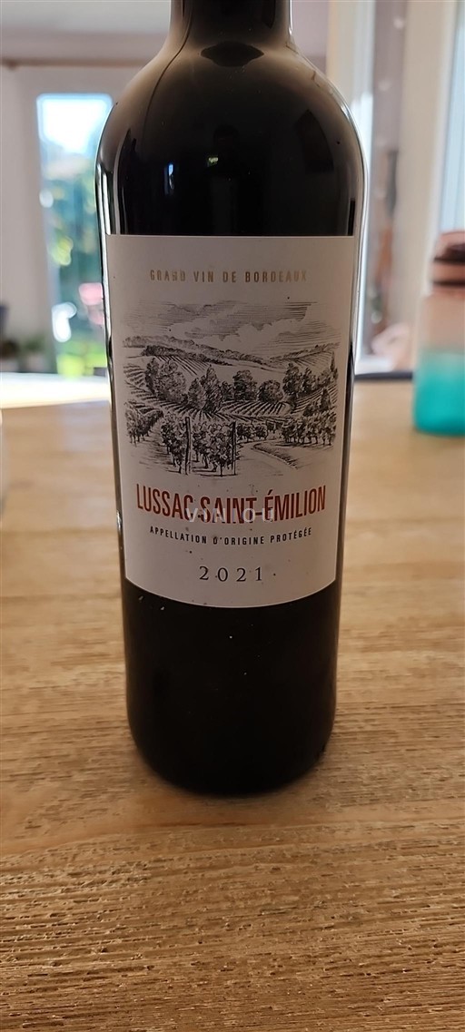 Bordeaux Lussac-saint-émilion Grand vin de Bordeaux 2021