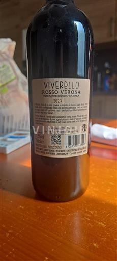 Vin Rouge sec Viverello 2023 Italie Pouilles Rosso Canosa DOC