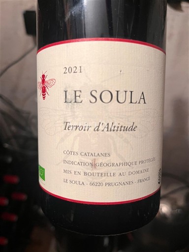 Languedoc a Roussillon Katalánská pobreží Le Soula Terroir d'Altitude 2021