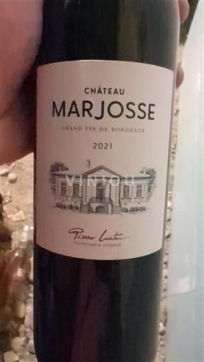 Bordeaux Määrittelemätön Château Marjosse 2021