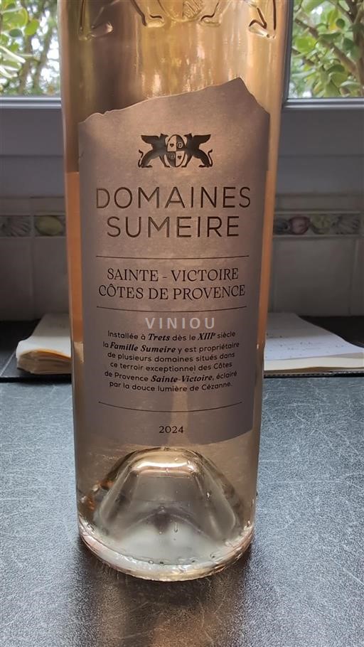 Vin Rosé sec Domaine S Sumeire 2024 France Provence AOC