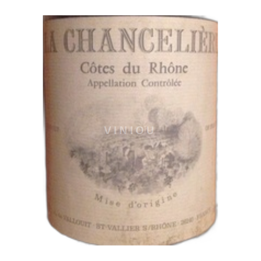Rhône-dalen Côtes-du-Rhône Domaine Vallouit La Chancelière 1983