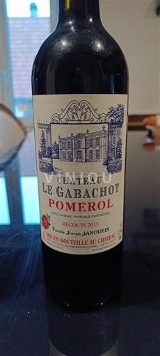 Bordéus Pomerol Château Le Gabachot 2013