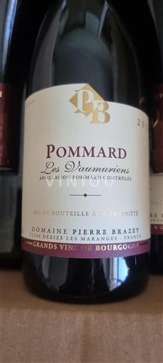 Borgoña Pommard Domaine Pierre Brazey Les Vaumuriens 2020