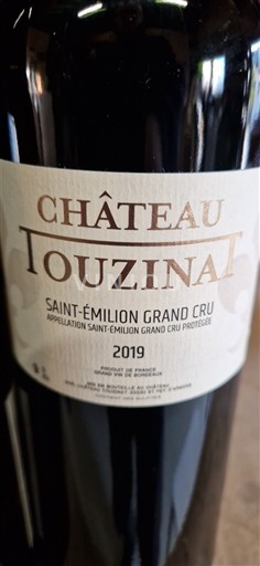 Bordeaux Saint-Émilion Grand Cru Grand Cru Château Touzinat 2019