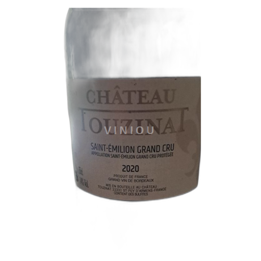 Bordeaux Saint-Émilion Grand Cru Château Touzinat 2020