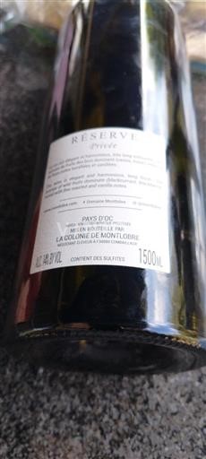 Languedoc og Roussillon Pays d'Oc Domaine Montlobre Réserve Privée 2021