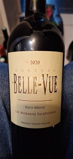 Bordeaux Haut-Médoc Cru Bourgeois Exceptionnel Château Belle-Vue 2020
