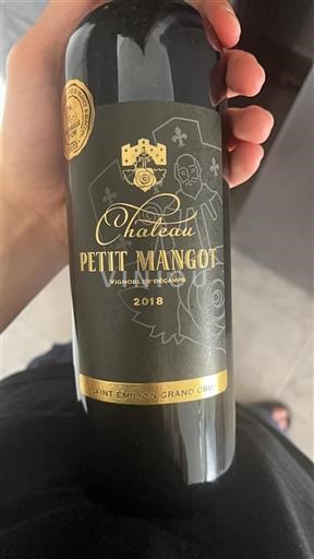 Burdeos Saint-Émilion Grand Cru Château Petit Mangot 2018