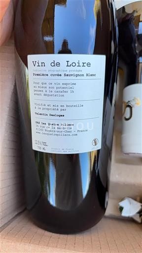 Údolí Loiry Les Quatre Piliers Première Sauvignon Blanc 2021