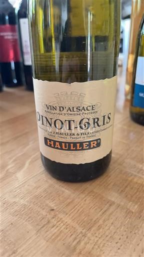 Alsace Grand Cru Hauller Icke årgångsbetecknad