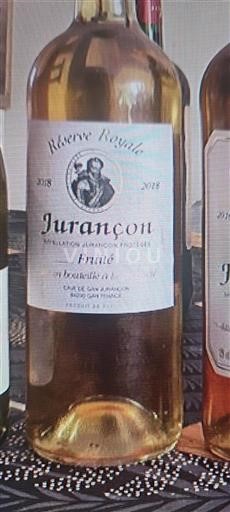 Sydvestfrankrig Jurançon Réserve Privée 2018