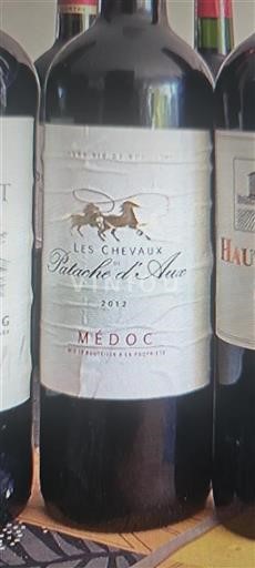 Burdeos Médoc Patache Aux Les Chevaux 2012