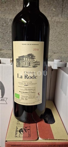Bordeaux Castillon Côtes de Bordeaux Château La Rode 2016