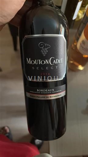 Bordeaux Baron Philippe de Rothschild Mouton Cadet Select 2014