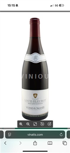 Burgundsko Vosne-romanée Domaine Louis Fleurot 2023