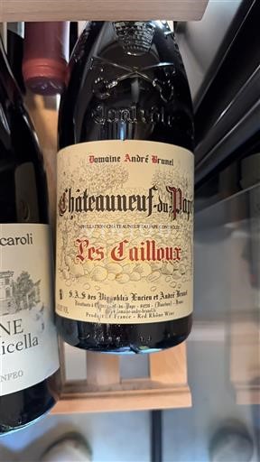 Rhônen laakso Châteauneuf-du-Pape Domaine André Brunel Les Cailloux 2020