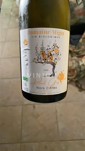 Lotharingen Lorraine Domaine Migot Hors Côtes 2023