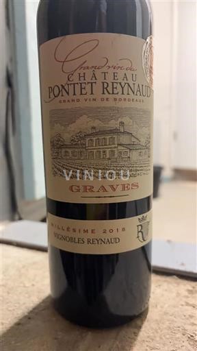 Bordéus Graves Château Pontet Reynaud 2018