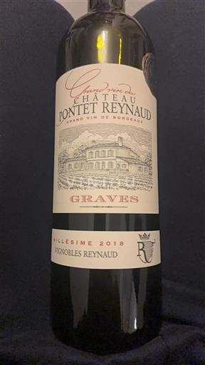 Bordeaux Graves Château Pontet Reynaud 2018