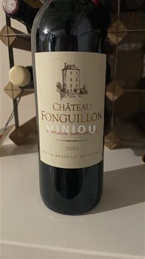 Bordeaux Montagne-saint-émilion Château Fonguillon 2005
