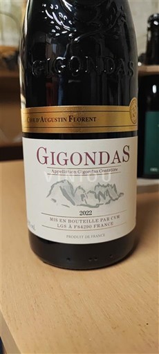 Údolí Rhôny Gigondas Cuvée Augustin Florent 2022