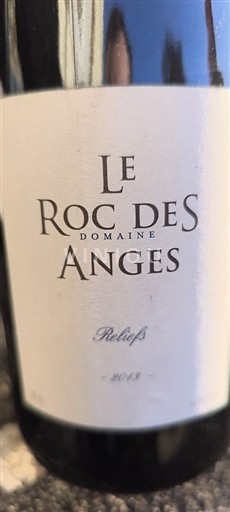 Roussillon Côtes du Roussillon Villages Le Roc des Anges Reliefs 2013