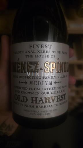 Andalusien Sherry Ximénez-Spínola Old Harvest Icke årgångsbetecknad