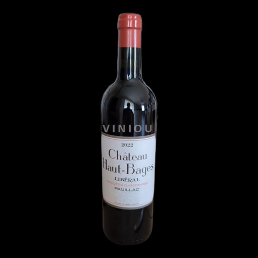 Bordeaux Pauillac Grand Cru Château Haut-Bages Libéral 2022
