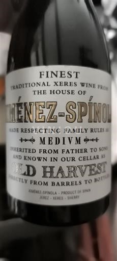 Andalucía Jerez Ximénez-Spínola Old Harvest Sin añada