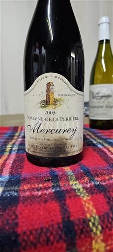 Burgundija Mercurey Domaine La Perrière 2003