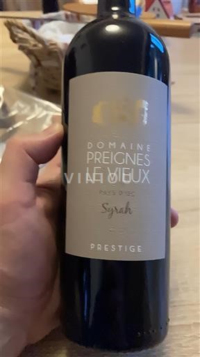 Languedoc-Roussillon Pays d'Oc Domaine Preignes Le Vieux Prestige 2022