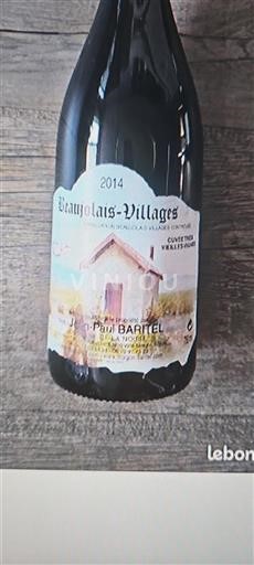 Beaujolais Beaujolais Villages Paul Bartel 2014