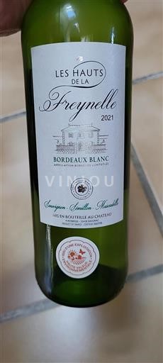 Bordeaux Bordeaux White Les Hauts de la Freynelle 2021