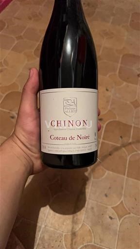 Vin Rouge sec Coteau de Noiré Philippe Alliet 2018 France Vallée de la Loire Chinon AOC