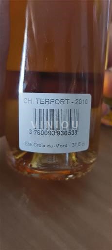 Bordeaux Sainte-Croix-Du-Mont Ch. Terfort 2010
