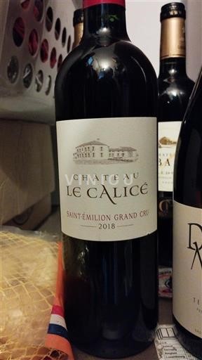 Bordeaux Saint-Émilion Grand Cru Grand Cru Château Le Calice 2018