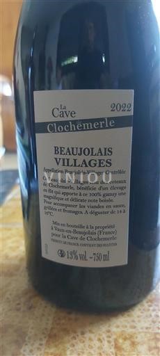 Beaujolais Beaujolais Villages La Cave de Clochemerle 2022