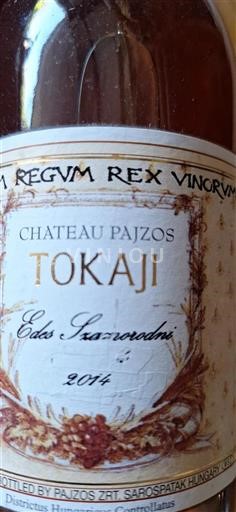 Tokaj Niet gespecificeerd Château Pajzos Édes Szamorodni 2014