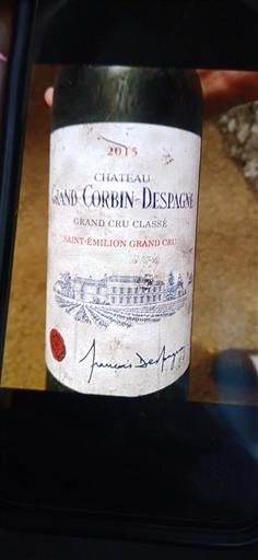 Bordeaux Saint-Émilion Grand Cru Grand Cru Château Grand Corbin-Despagne 2015