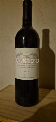 Bordeaux Saint-Émilion Grand Cru Château Ferrand 2018