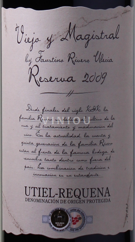 Cộng đồng Valencia Utiel-Requena Viejo y Magistral Reserva Reserva 2009