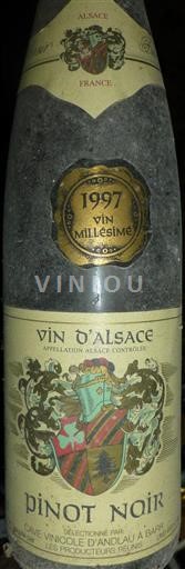 Alsasko Rulandské modré Pinot Noir Cave Andlau 1997