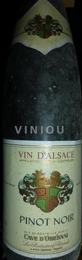 Alsasko Rulandské modré Pinot Noir, Cave Obernai Neročník