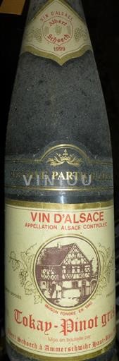 Alsace Tokay Pinot Gris Albert Schoech 1999
